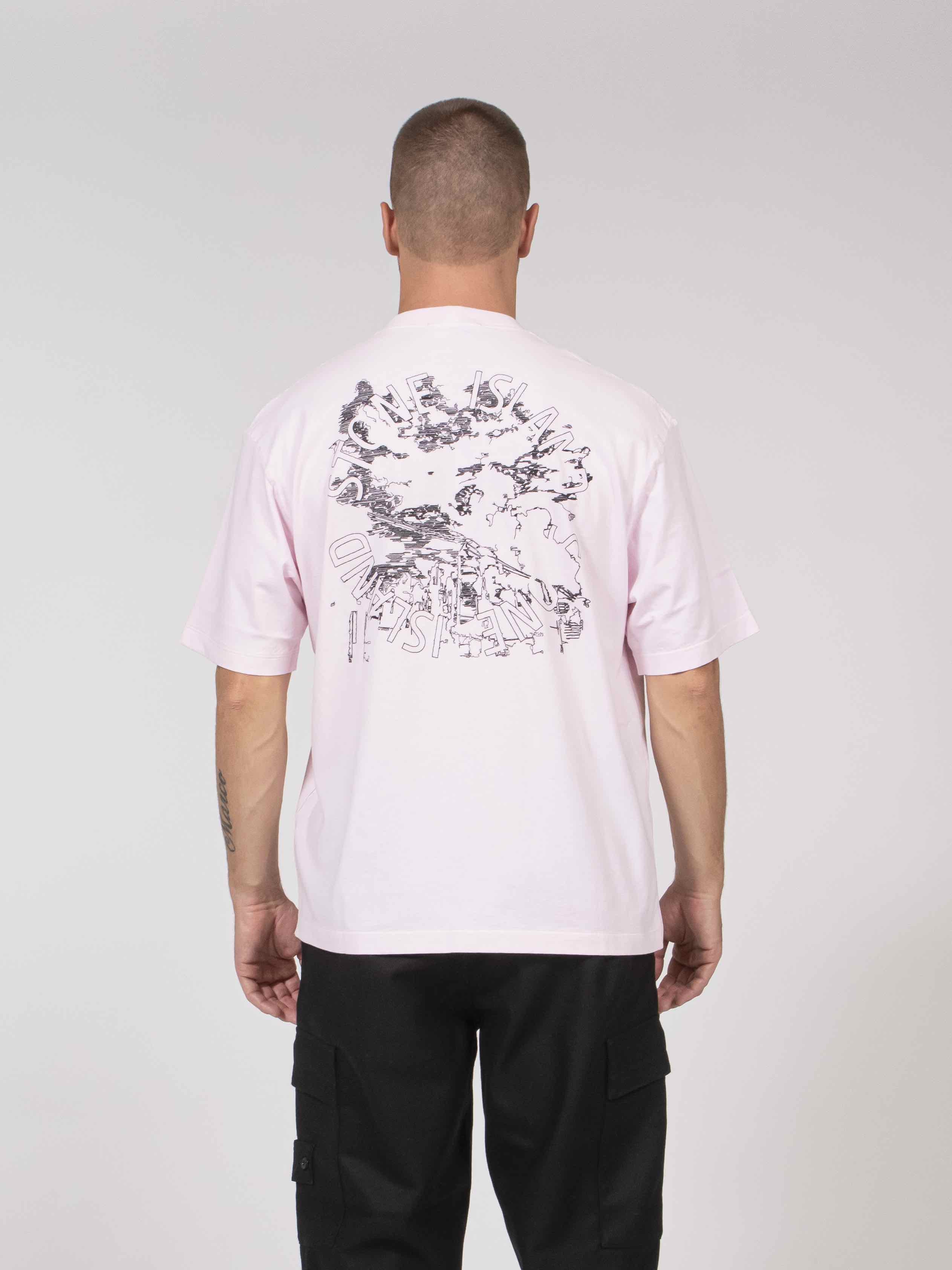 Stone Island T-shirt V0080 PINK