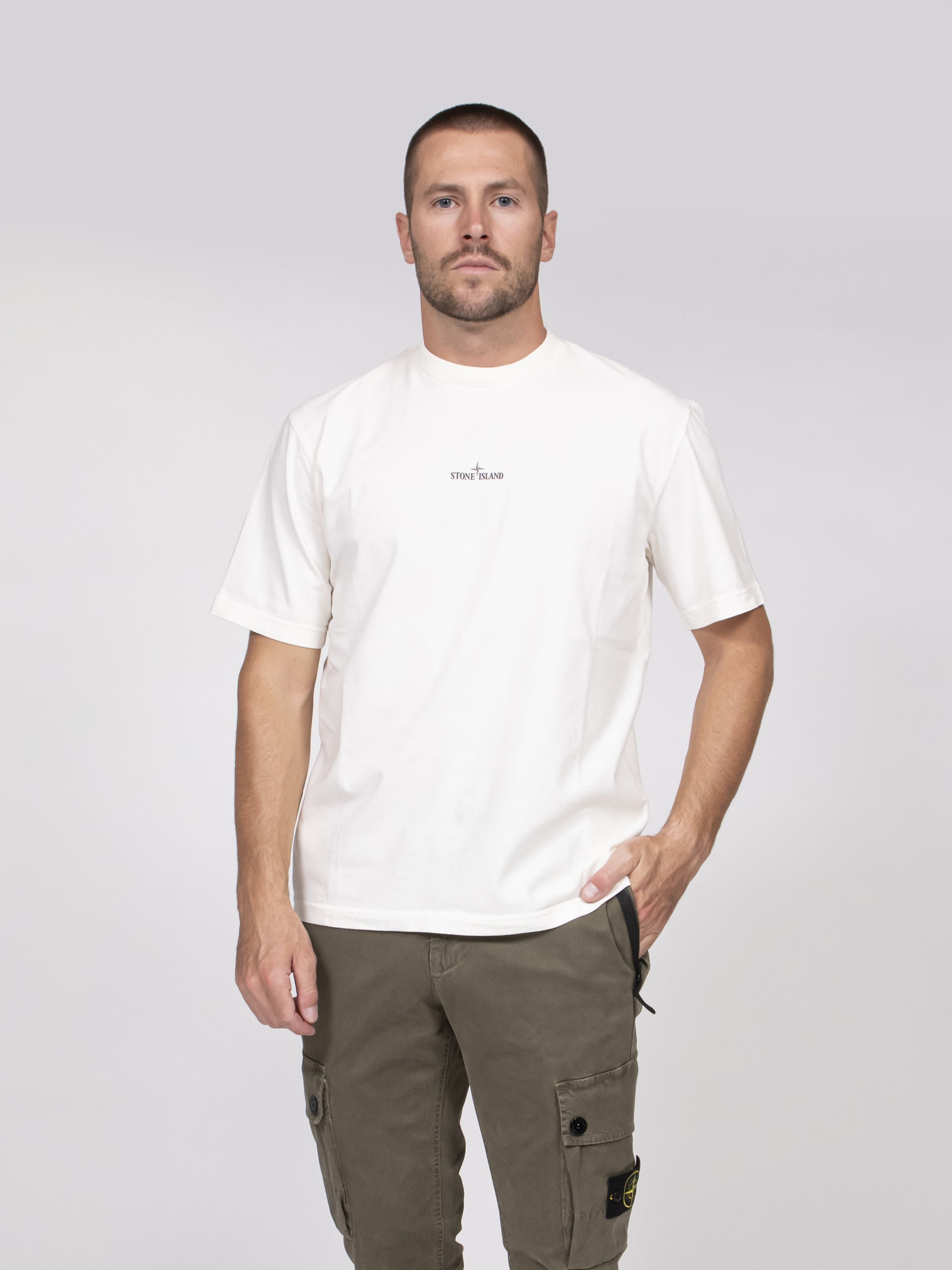 Stone Island T-shirt V0093 AVORIO