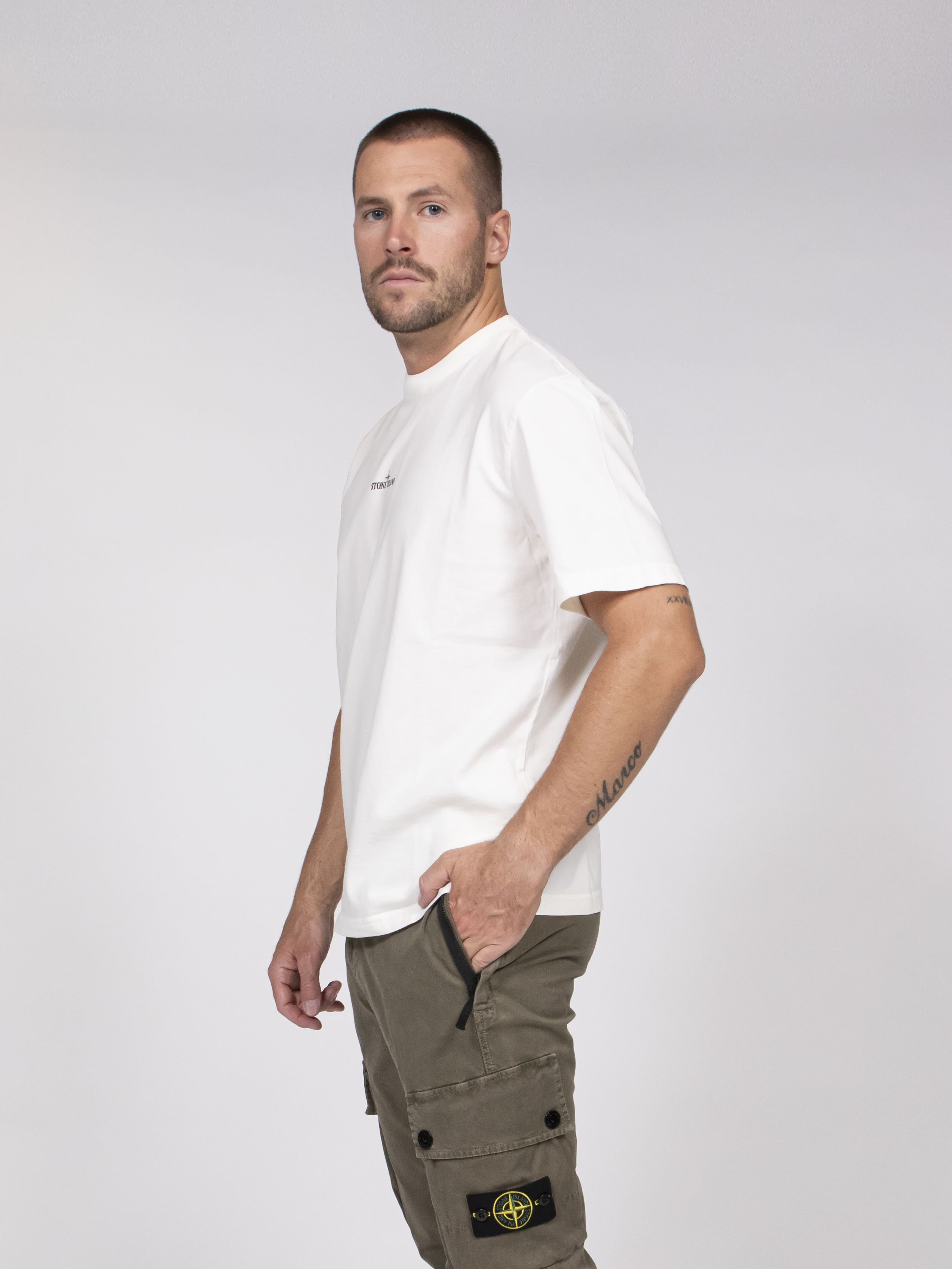Stone Island T-shirt V0093 AVORIO