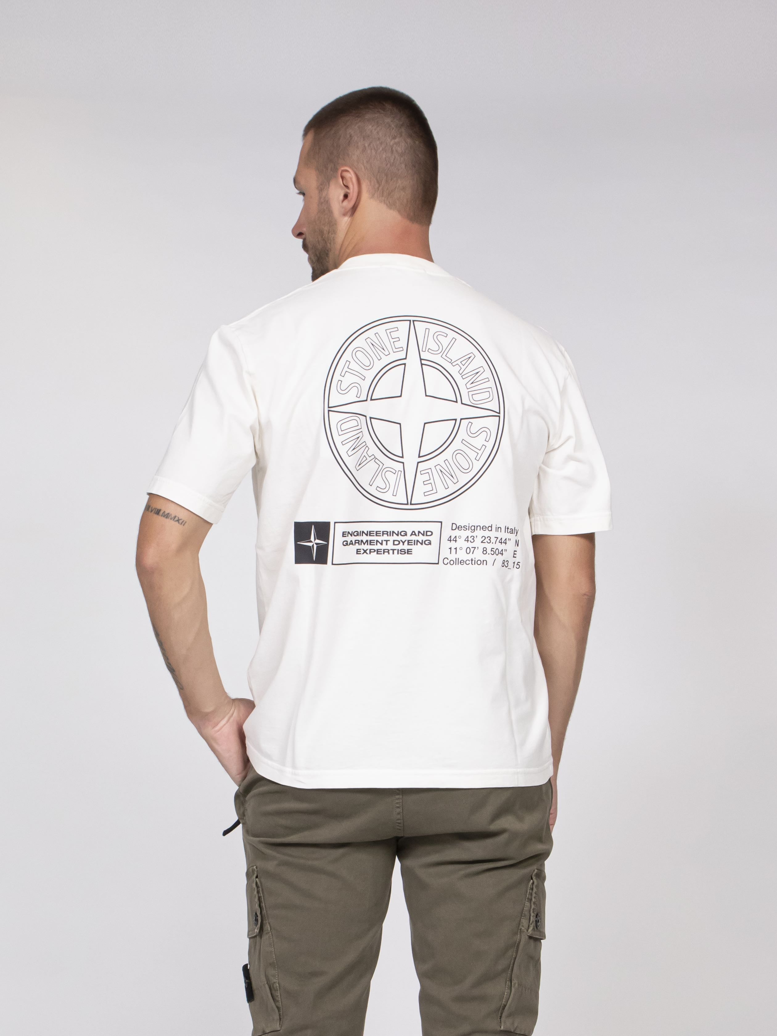 Stone Island T-shirt V0093 AVORIO