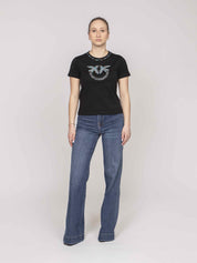 Pinko T-shirt ZE2 NERO/AZZURRO