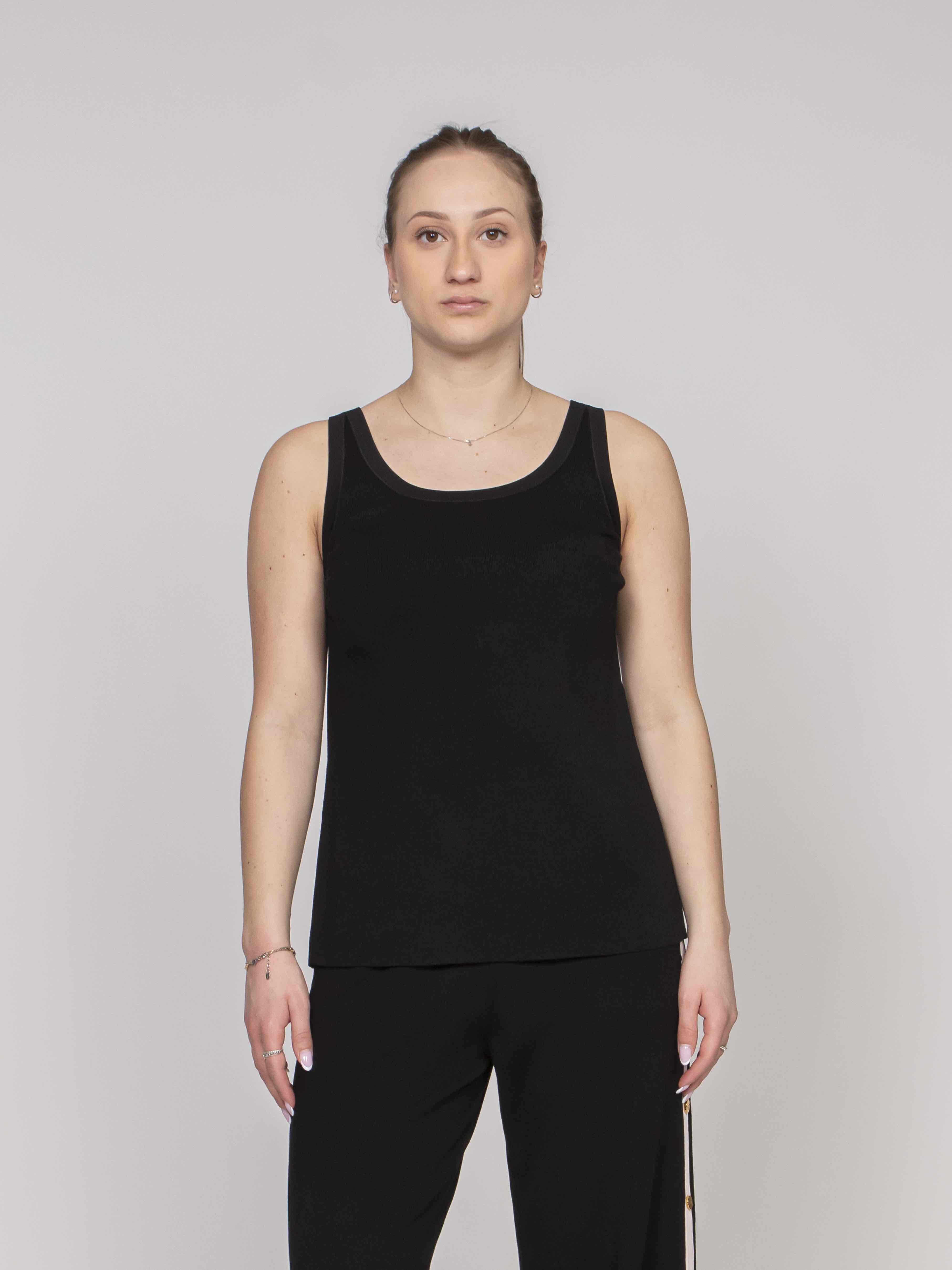 Elisabetta Franchi Top 685 NERO/BURRO