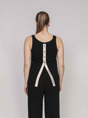 Elisabetta Franchi Top 685 NERO/BURRO