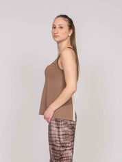Elisabetta Franchi Top 727 ARGILLA/BURRO