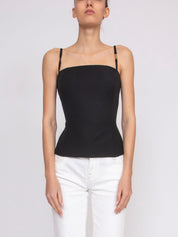 Versace Jeans Top Cady Tecno Light 899 BLACK