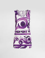 Dolce & Gabbana Top IP3TN MIX MAIOLICA VIOLA