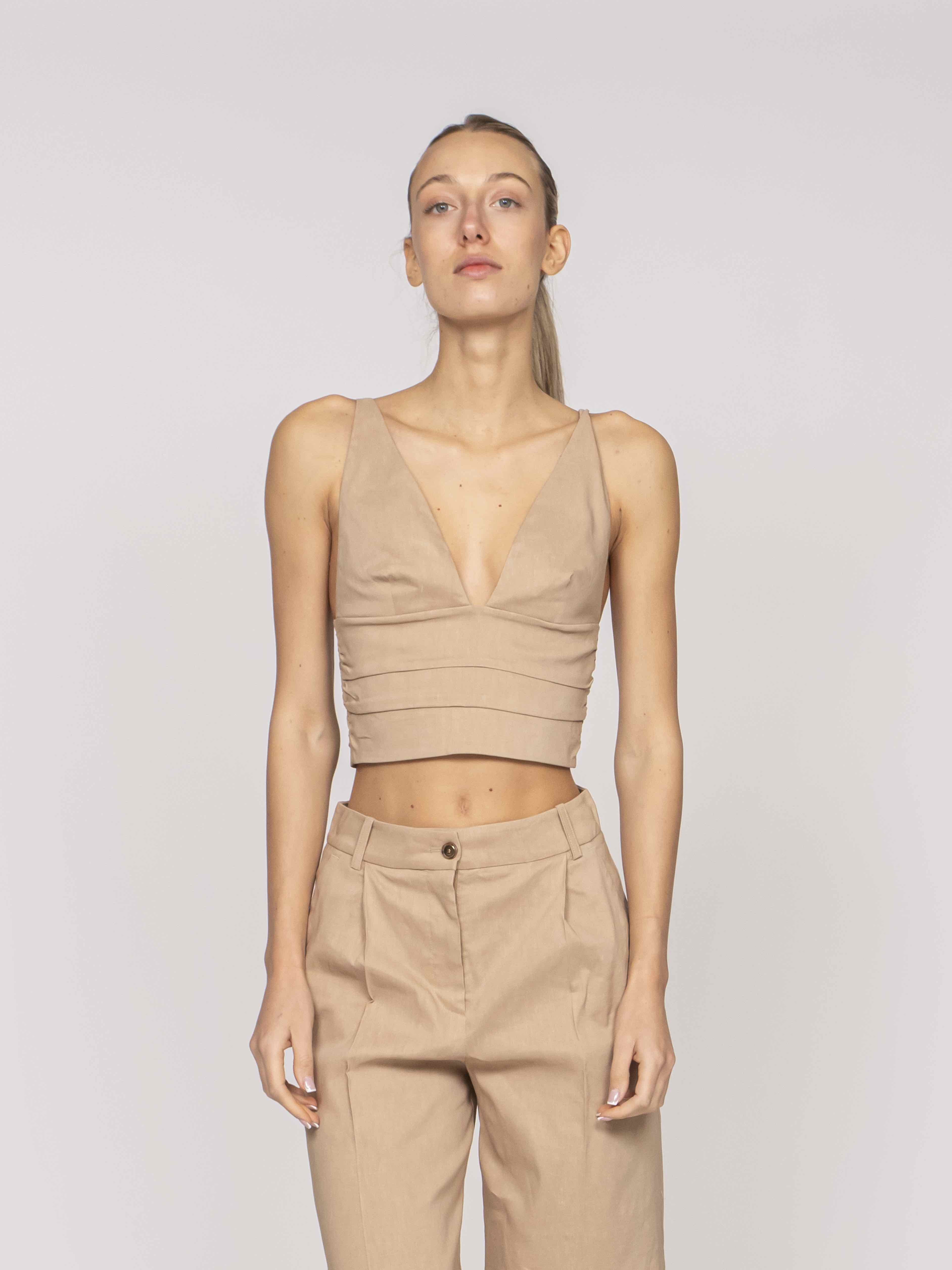 Pinko Top Rubye D41 BEIGE CHANTILLY