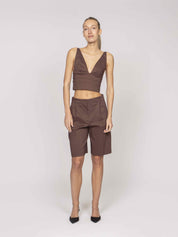 Pinko Top Rubye L78 MARRONE TERRA