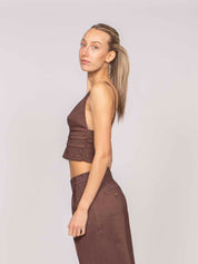 Pinko Top Rubye L78 MARRONE TERRA