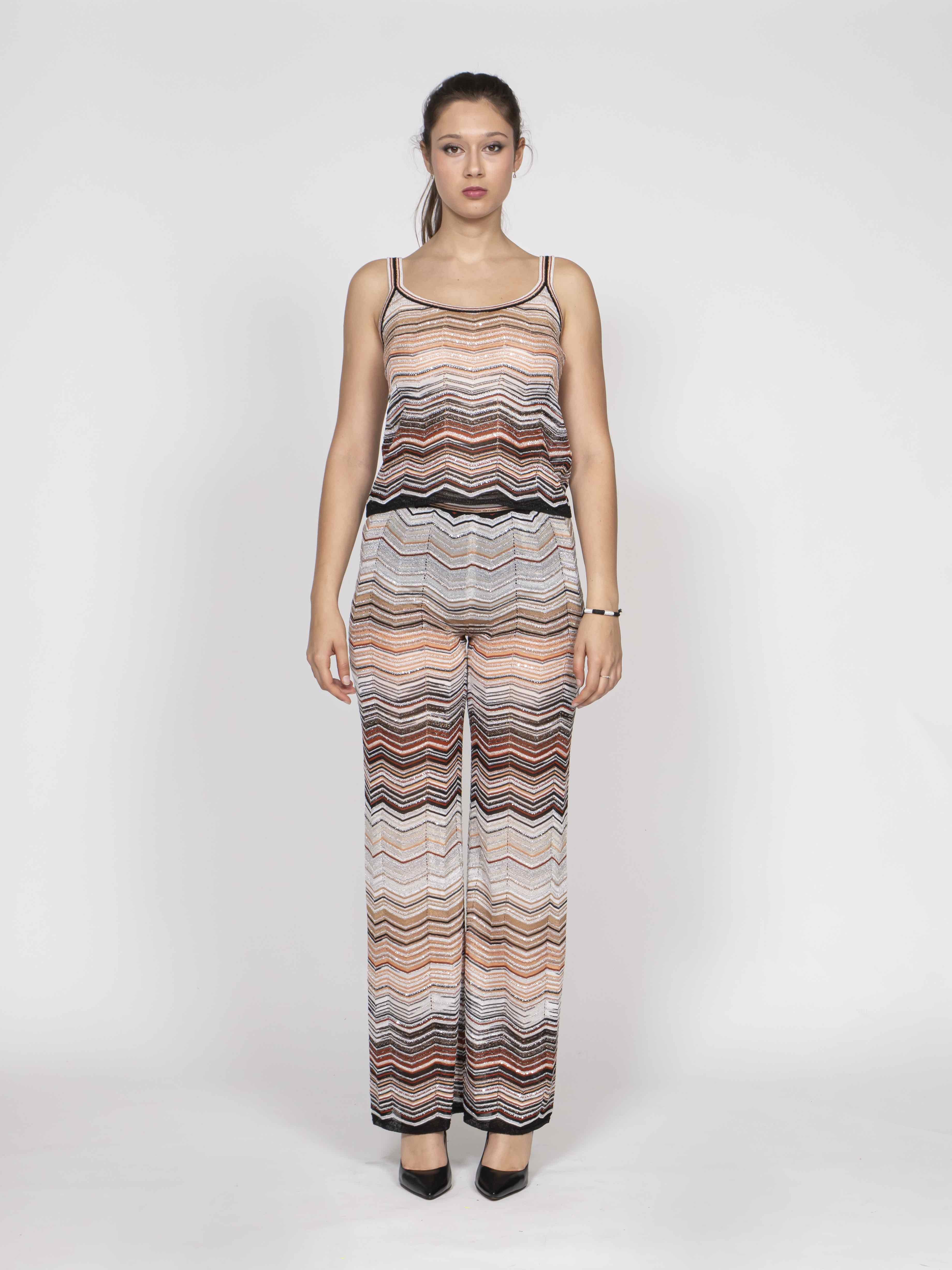 Missoni Top SM9ZV RED/BEIGE