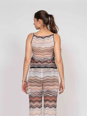 Missoni Top SM9ZV RED/BEIGE