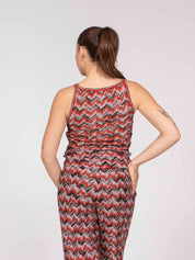 Missoni Top Tank S4175 RED BLACK