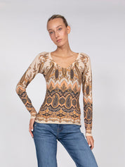 Etro Top X0822 FANTASIA BEIGE