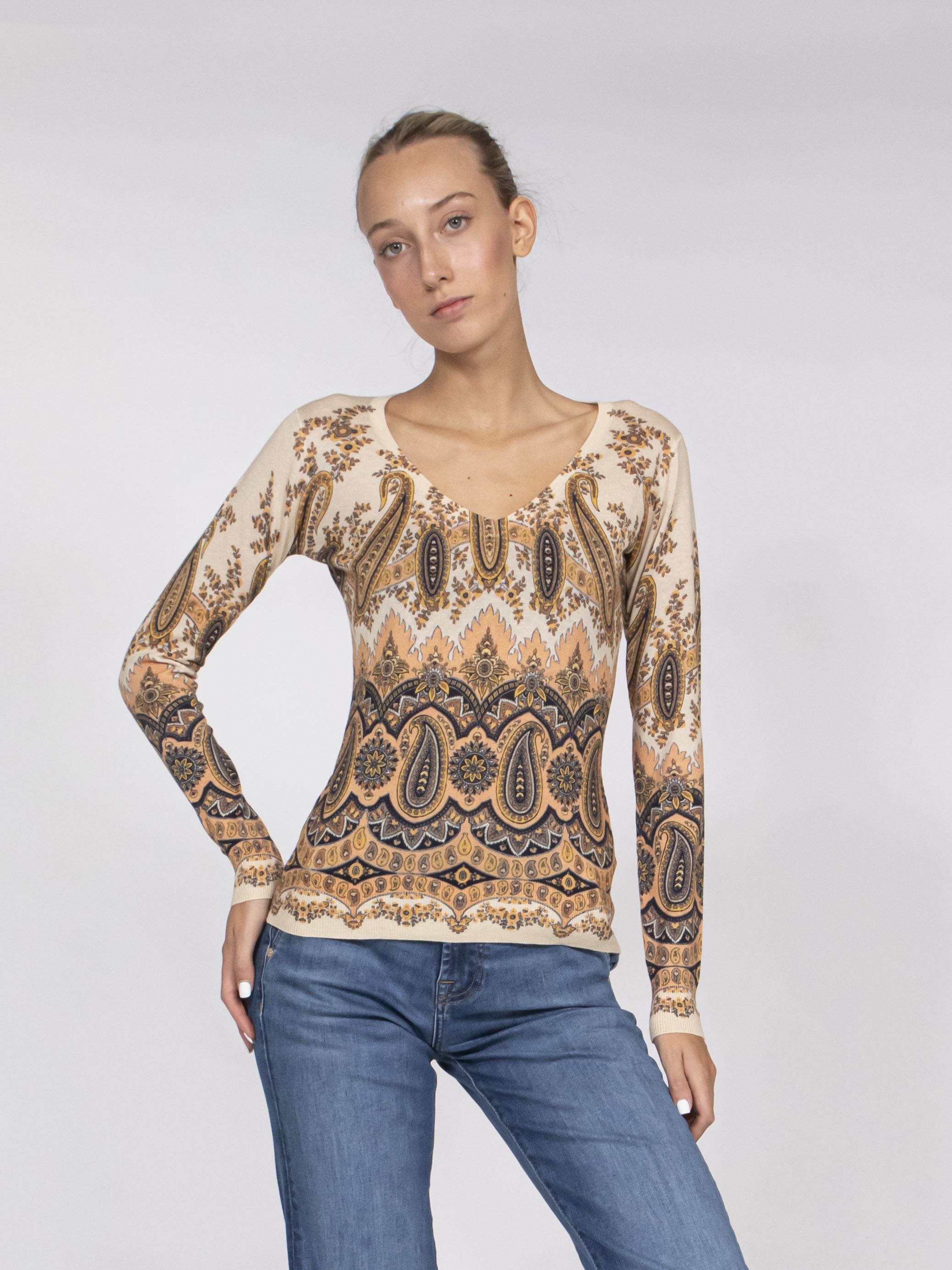 Etro Top X0822 FANTASIA BEIGE