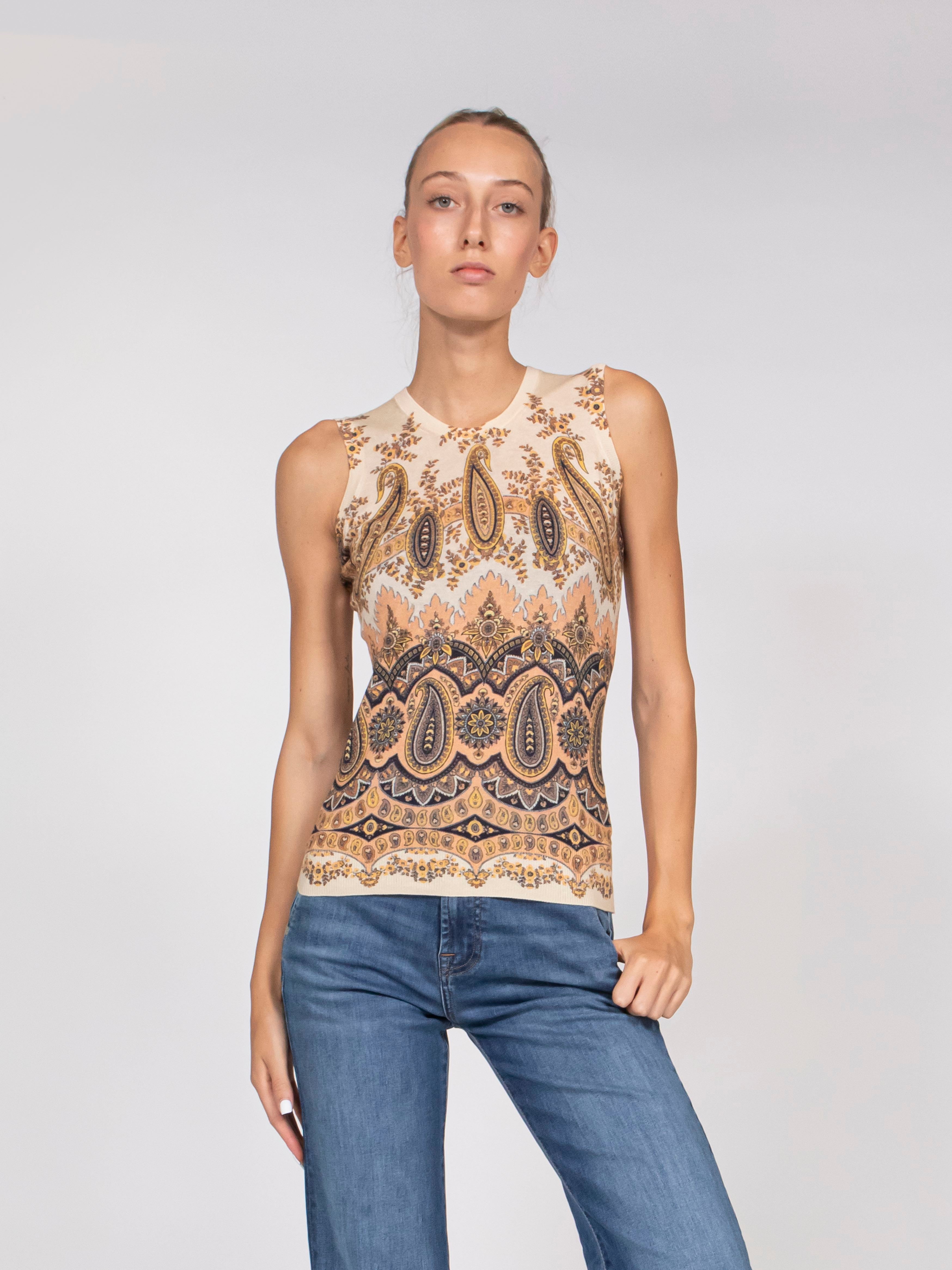 Etro Top X0822 FANTASIA BEIGE