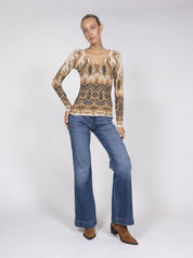 Etro Top X0822 FANTASIA BEIGE