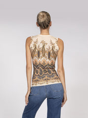 Etro Top X0822 FANTASIA BEIGE