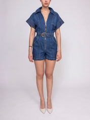 Elisabetta Franchi Tuta Jeans 104 BLUE DENIM