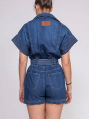 Elisabetta Franchi Tuta Jeans 104 BLUE DENIM